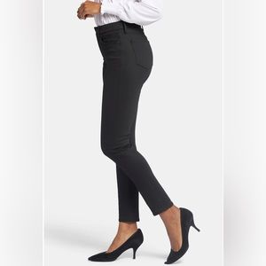 NYDJ Ami Skinny Ankle Jeans Black Sz 8P